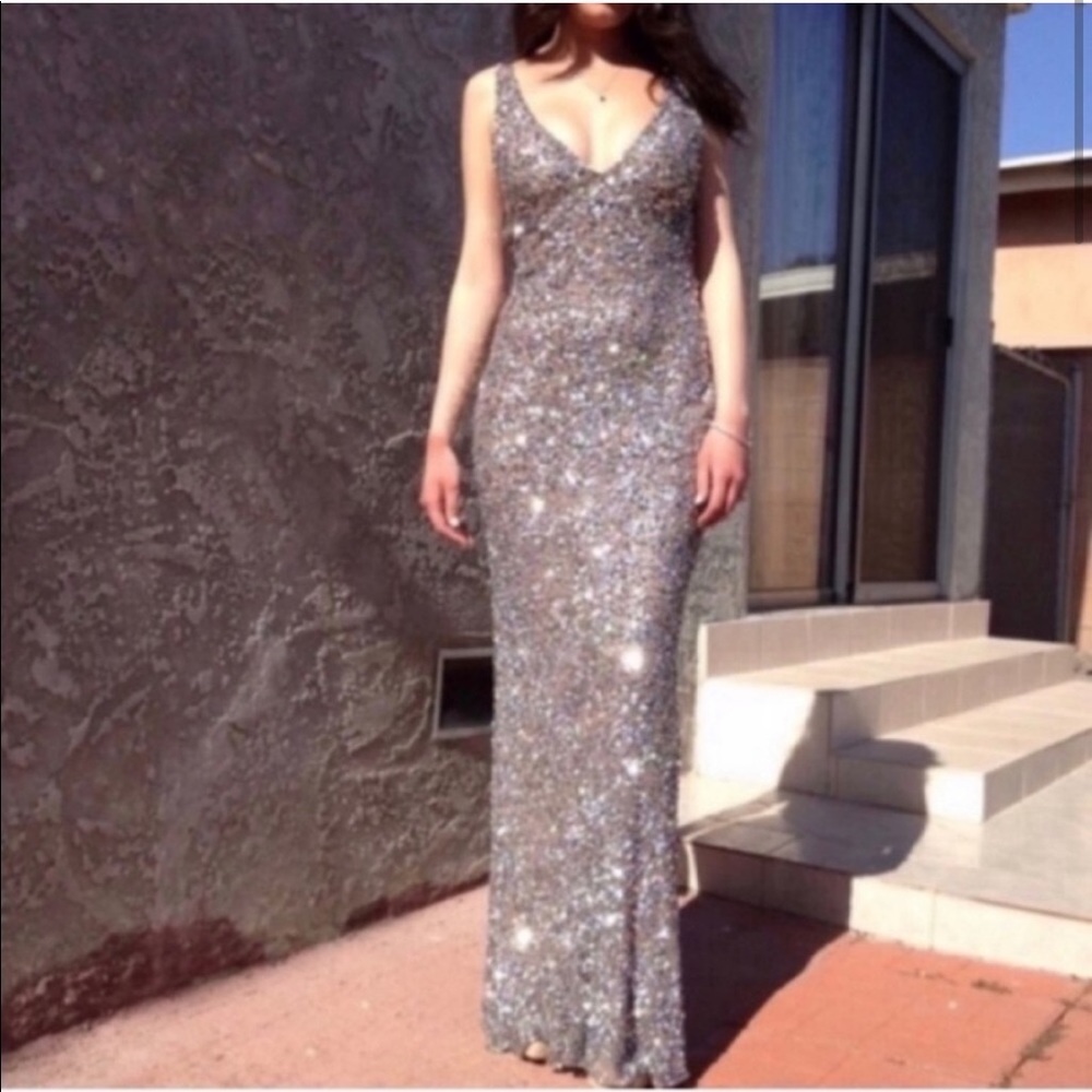 Scala special occasion sequin gown - Picture 1 of 8